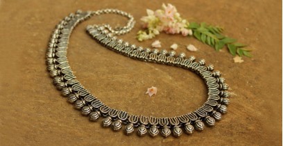 Khwab ✽ Antique Finish White Metal ✽ Necklace { 1 }